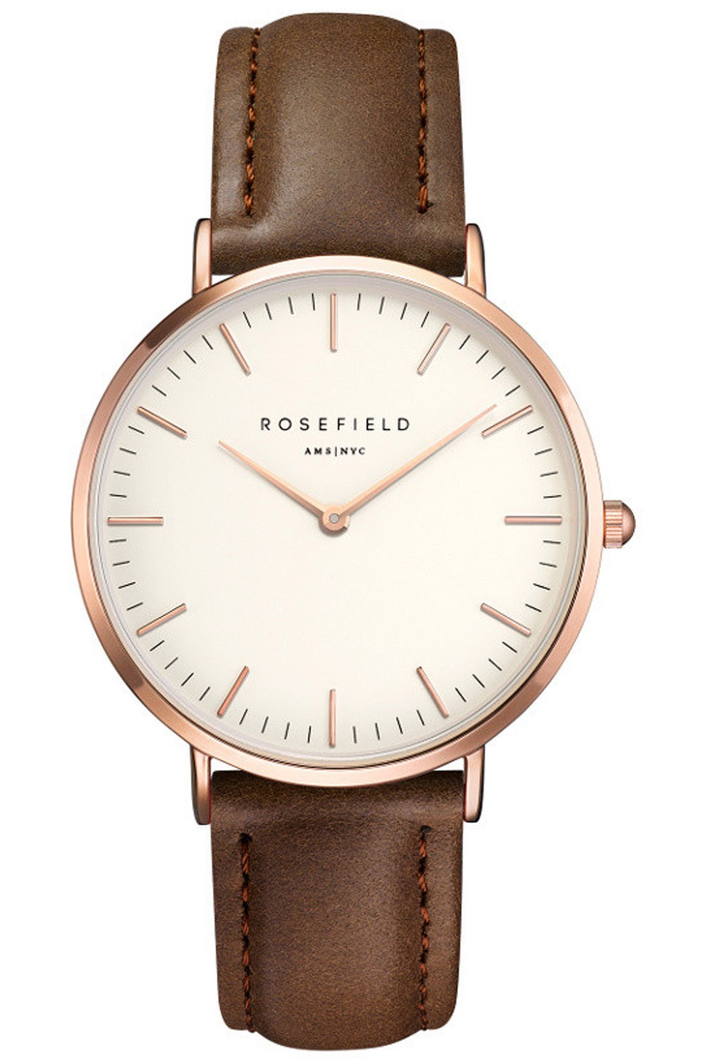 Rosefield Women s Watch Rosefield Bowery Ladies Round Brass