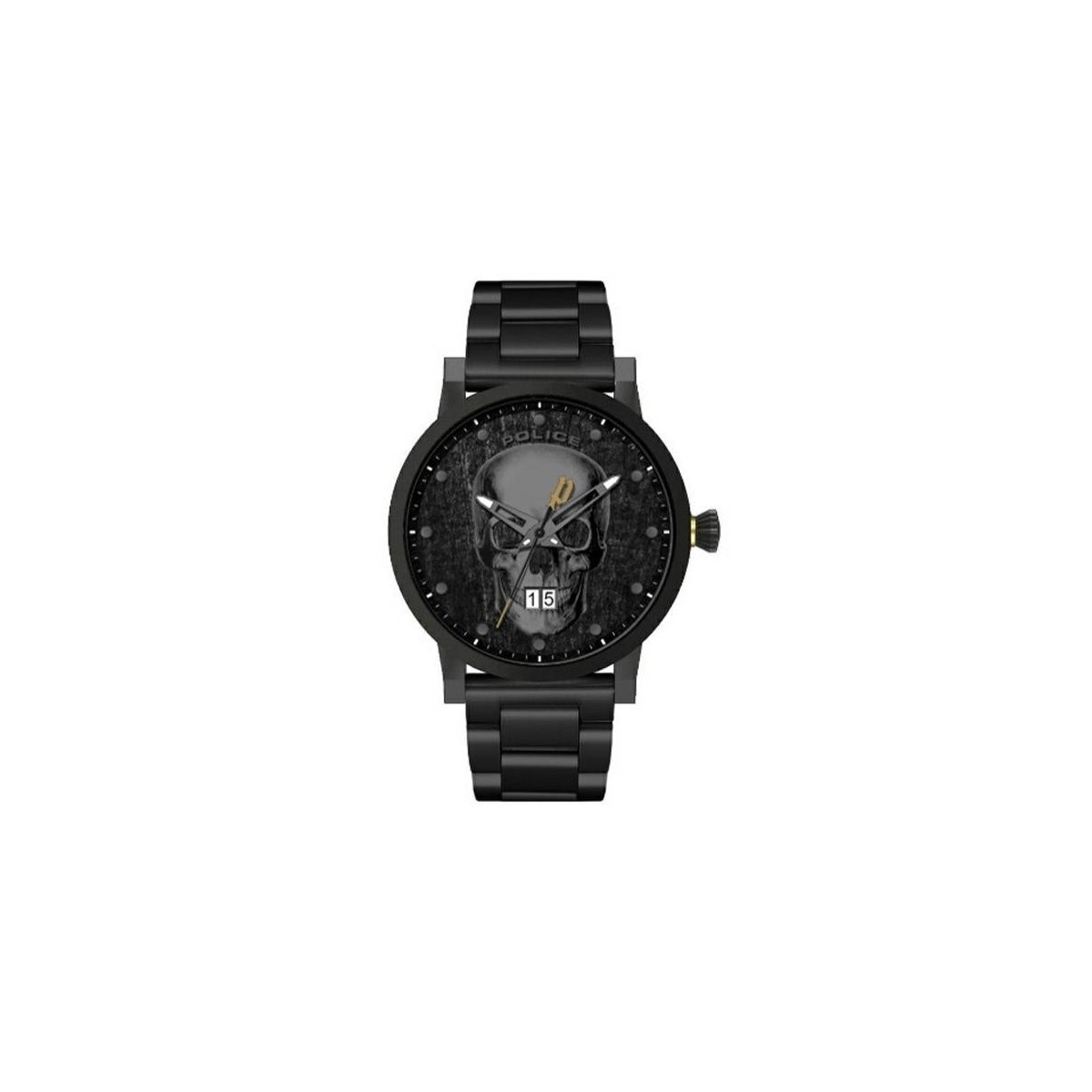 Police black metal clearance watches