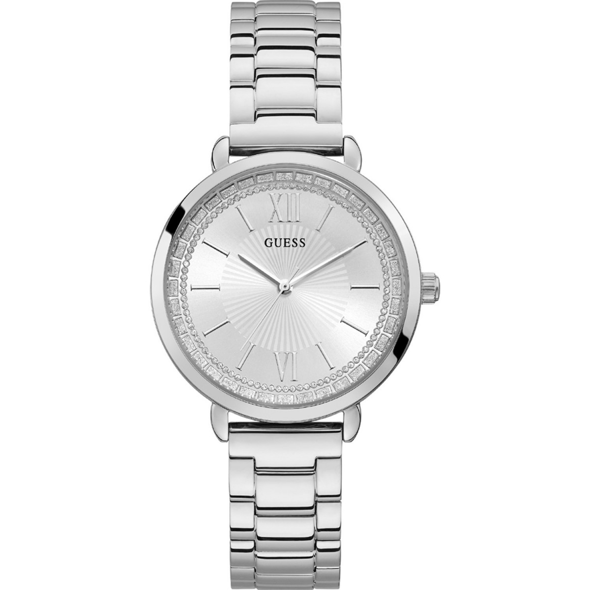 Guess watch women discount silver