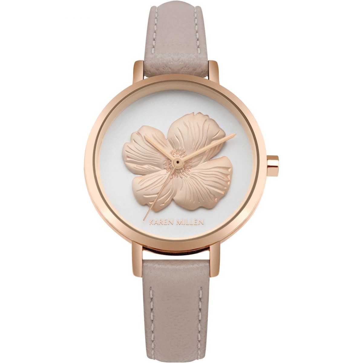 Karen millen rose gold on sale watch