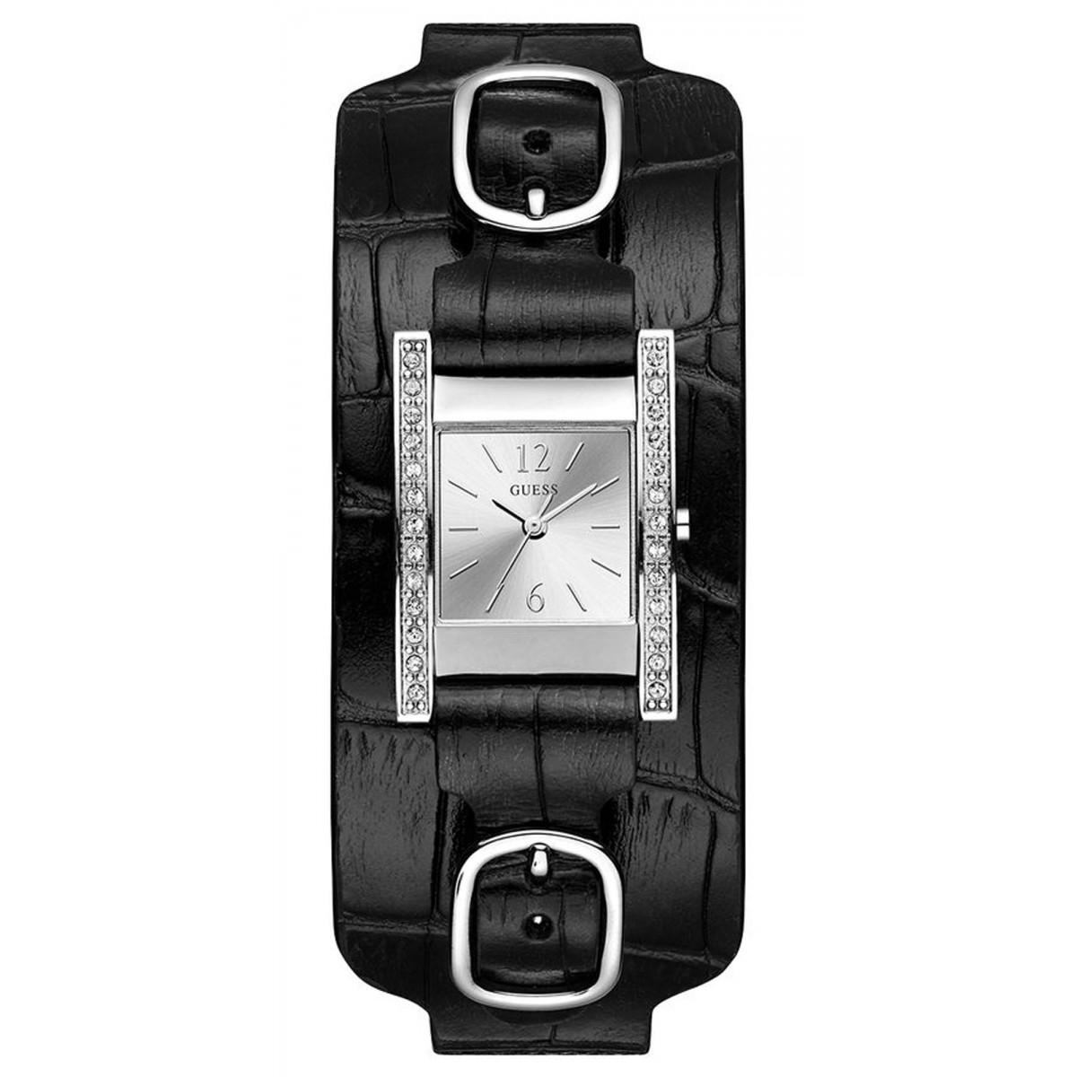 Guess watches ladies leather strap best sale