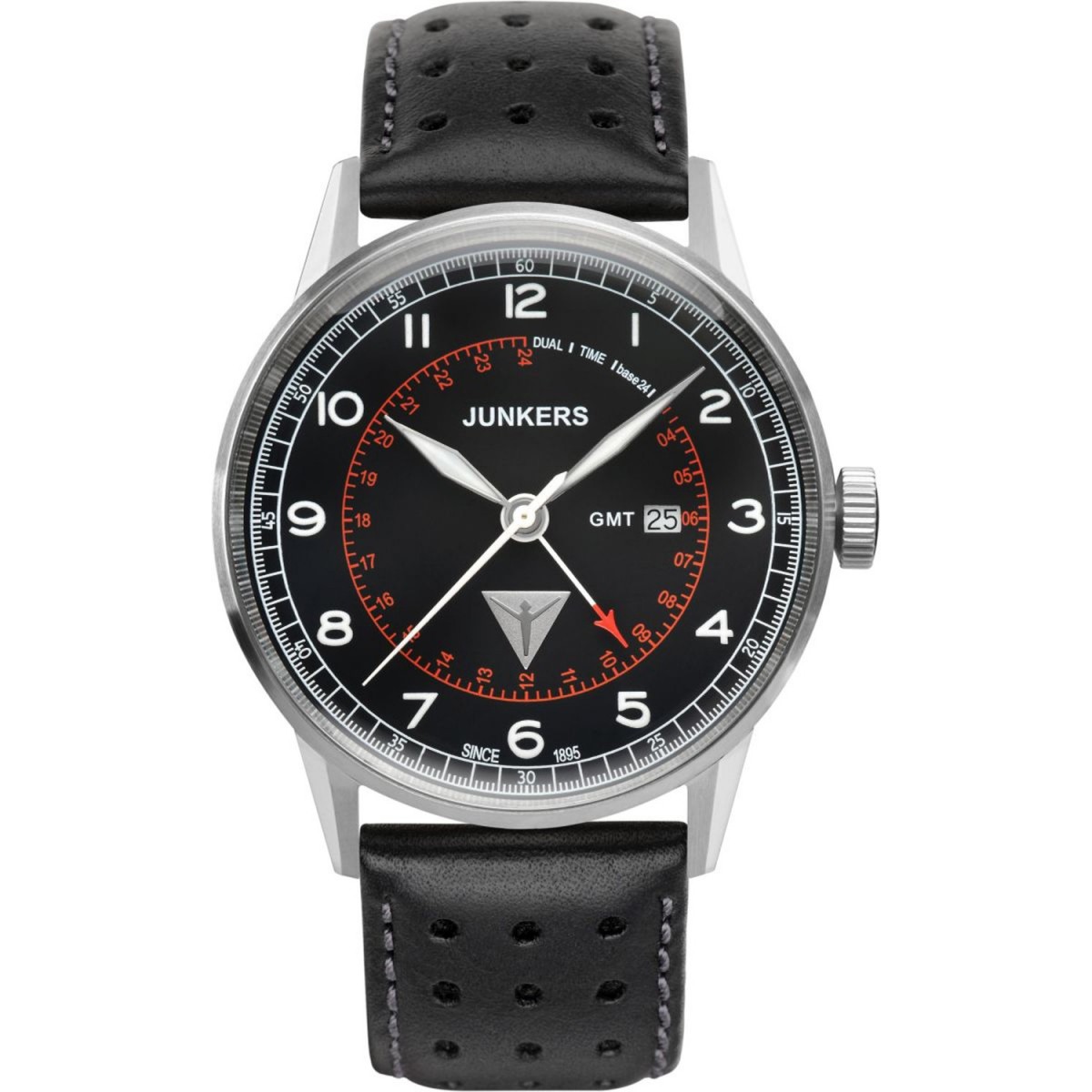 Men s Watch Junkers Silver Black Men s Analog Watch with Leather Strap 134721 6946 2 Comprar Watch Junkers Silver Black Men s Analog Watch with Leather Strap 134721 Barato Clicktime.eu Comprar online