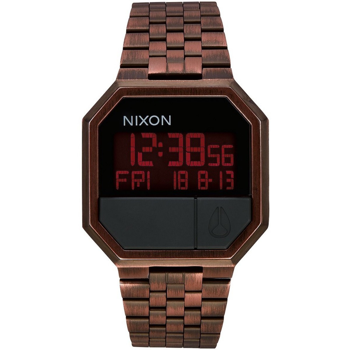 Nixon Men s Watch Nixon Re Run Brown Black Men s Digital Watch with Stainless Steel Strap 134372 A158894 Comprar Watch Nixon Re Run Brown Black Men s Digital Watch with Stainless Steel Strap 134372 Ba...