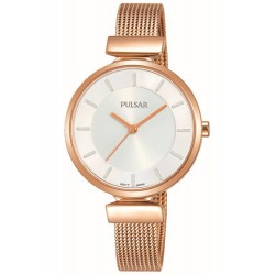 Pulsar mesh ladies 2025 watch rose gold