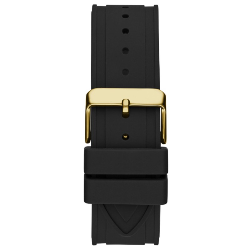 Gold Case Guess 151075 and Display Momentum Watch Gold GW0263G1 | Strap Black Watches Display with and with Strap Dial Guess Dial Black Watches Momentum Guess Analog Watch Analog Comprar Men\'s Case