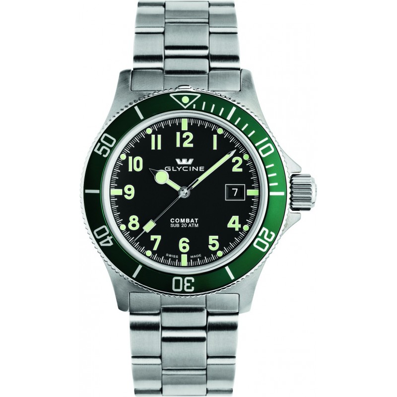 Glycine Men s Watch GLYCINE COMBAT SUB 3863.19AT2V MB Comprar