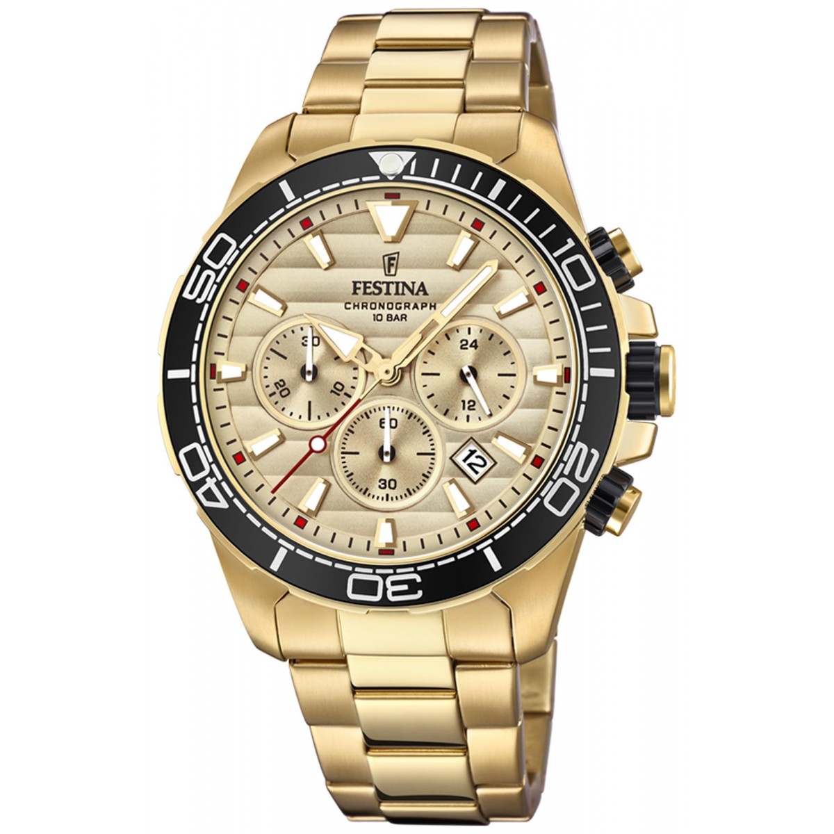 Festina Men s Watch Festina Prestige F20364 1 Watch with Gold Case