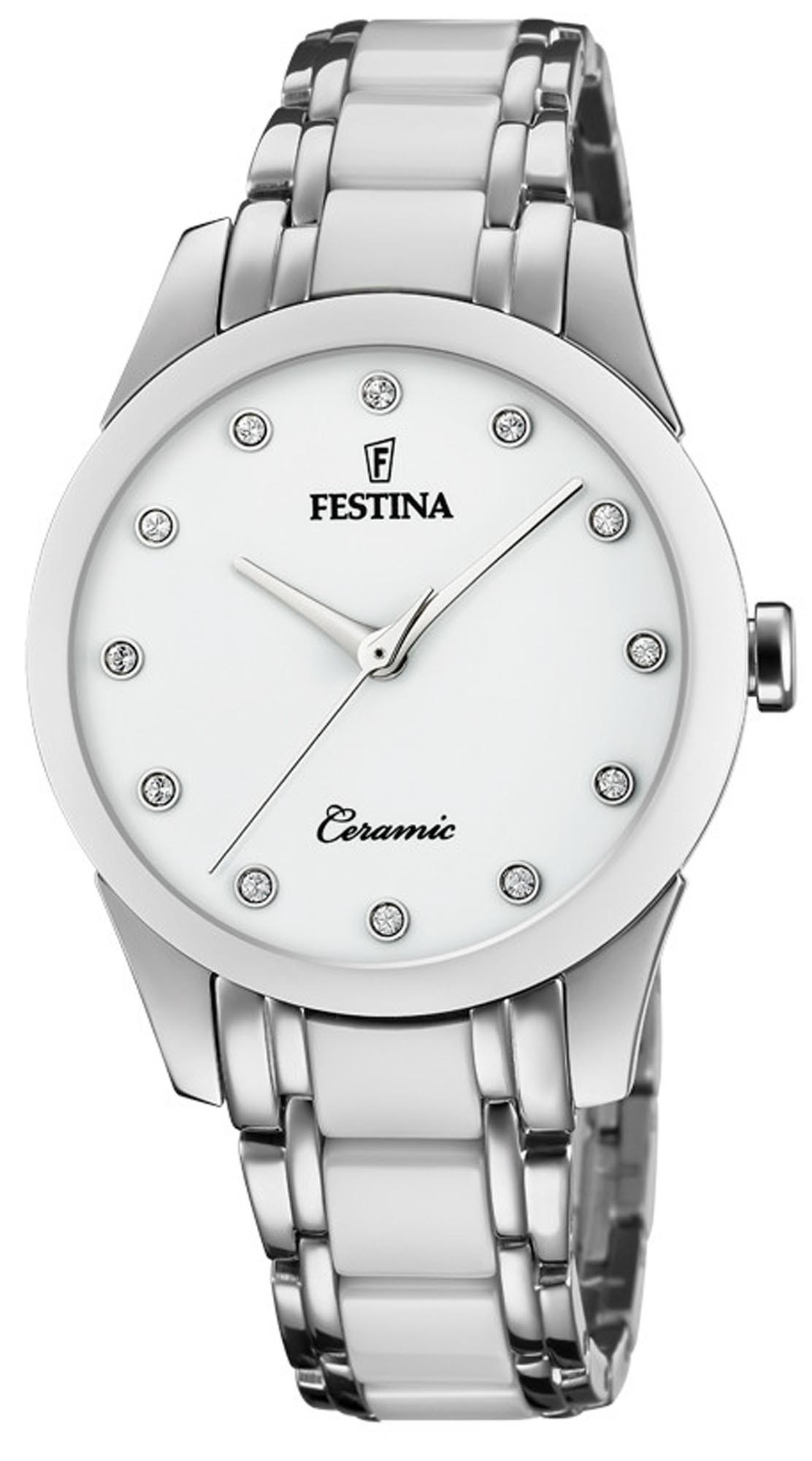 Festina Women's Watch Festina Ceramic F20499/1 Women's Watch Round Case Dial with Mineral Crystal Stainless Steel Strap 150853 F20499/1 | Comprar Watch Festina Ceramic F20499/1 Watch with Round Case