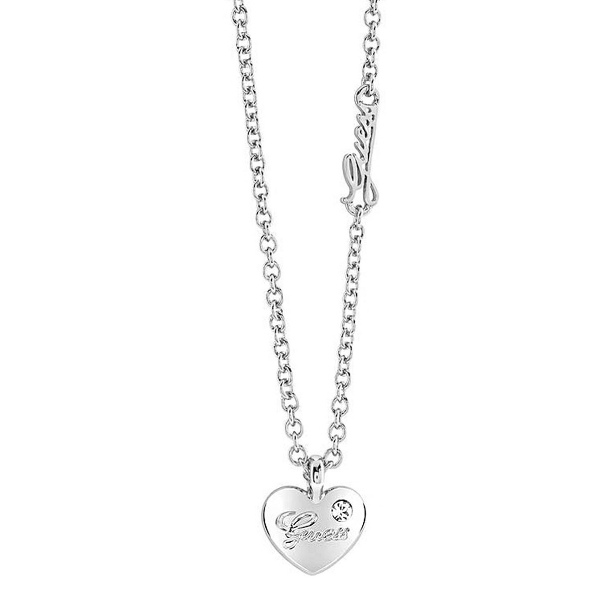 Guess necklace clearance heart