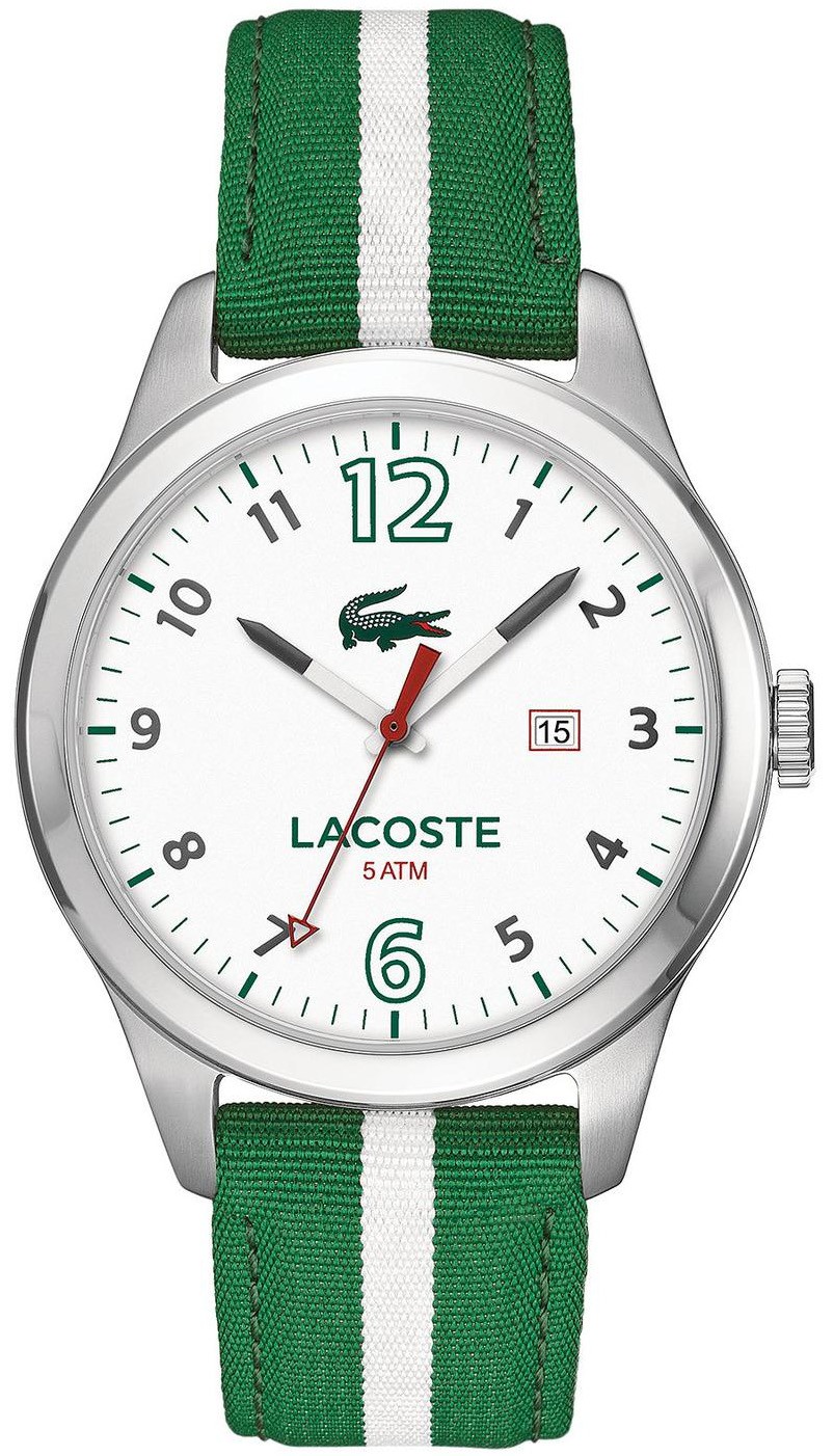 Lacoste watch sale green strap