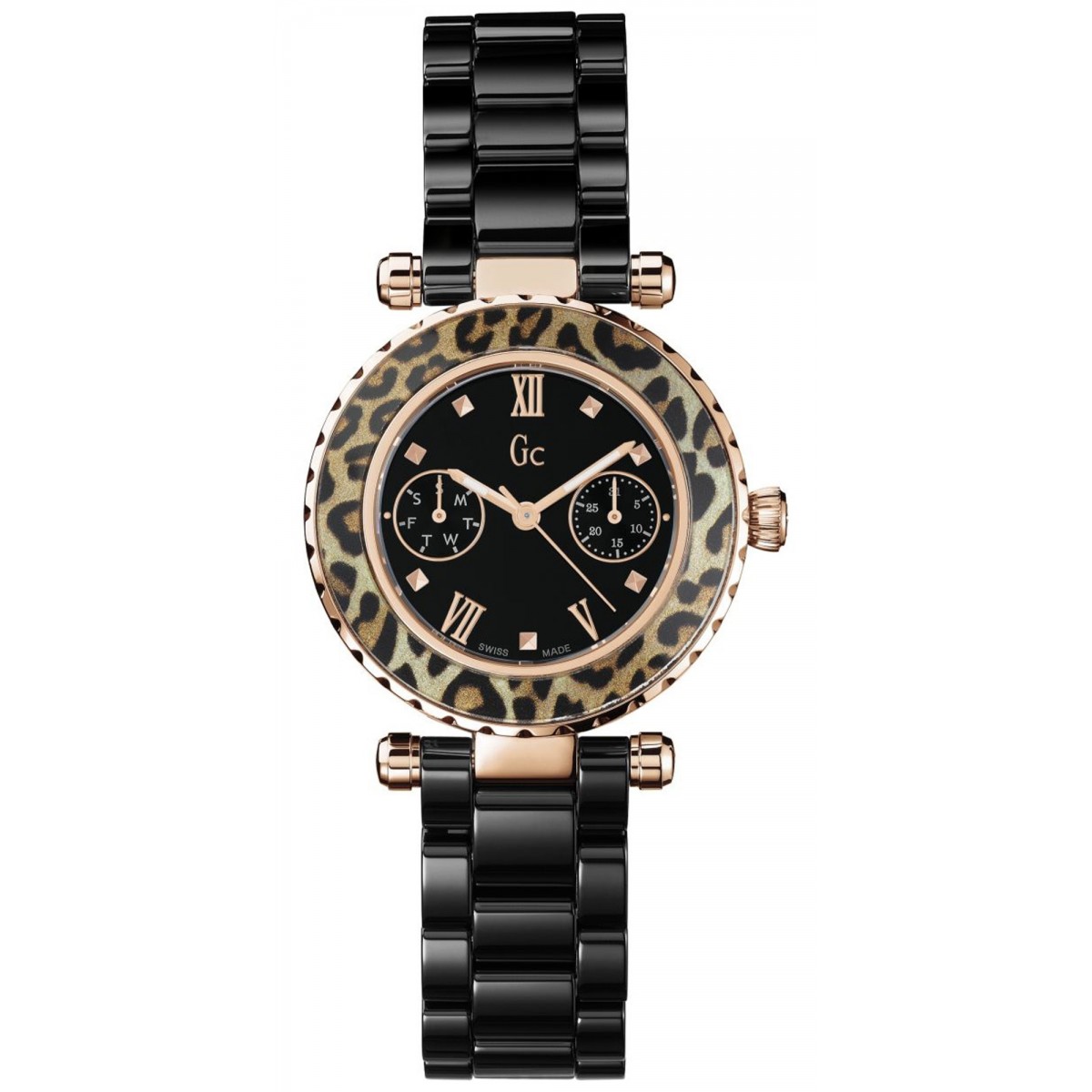 Gc black ceramic outlet watch