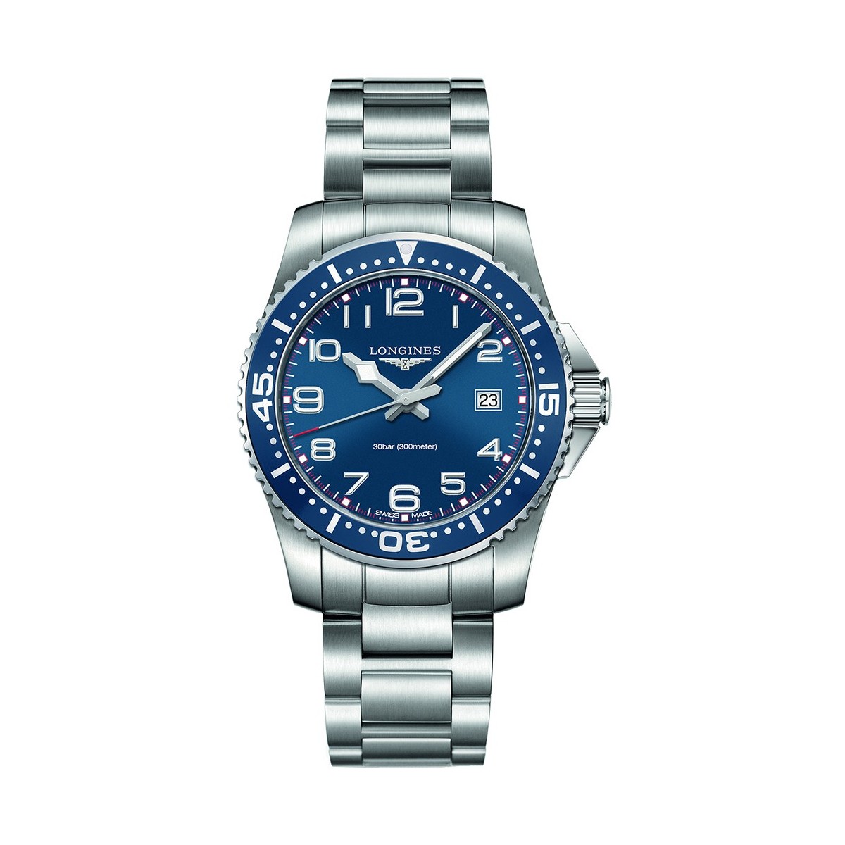 R. LONGINES HYDROC QZ AC AC BLAU