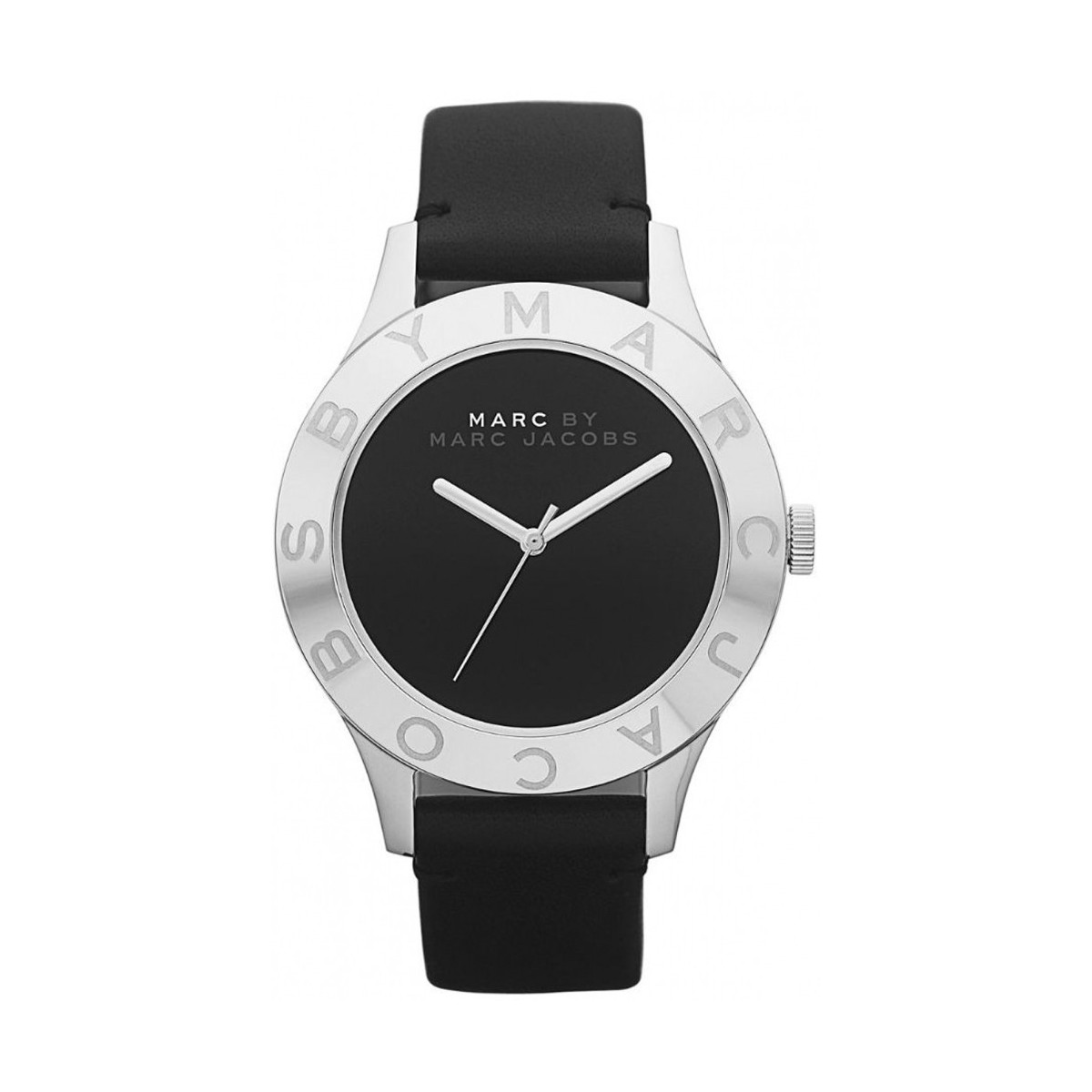 Marc jacobs leather outlet strap watch