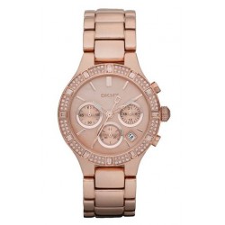 Dkny chronograph best sale watch ladies