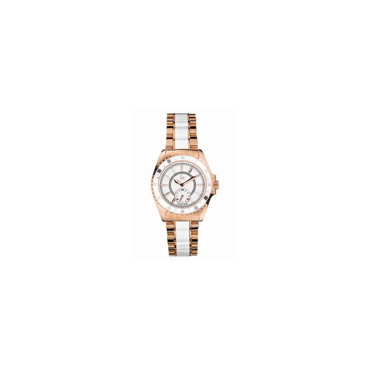 Guess collection outlet ceramic white watch