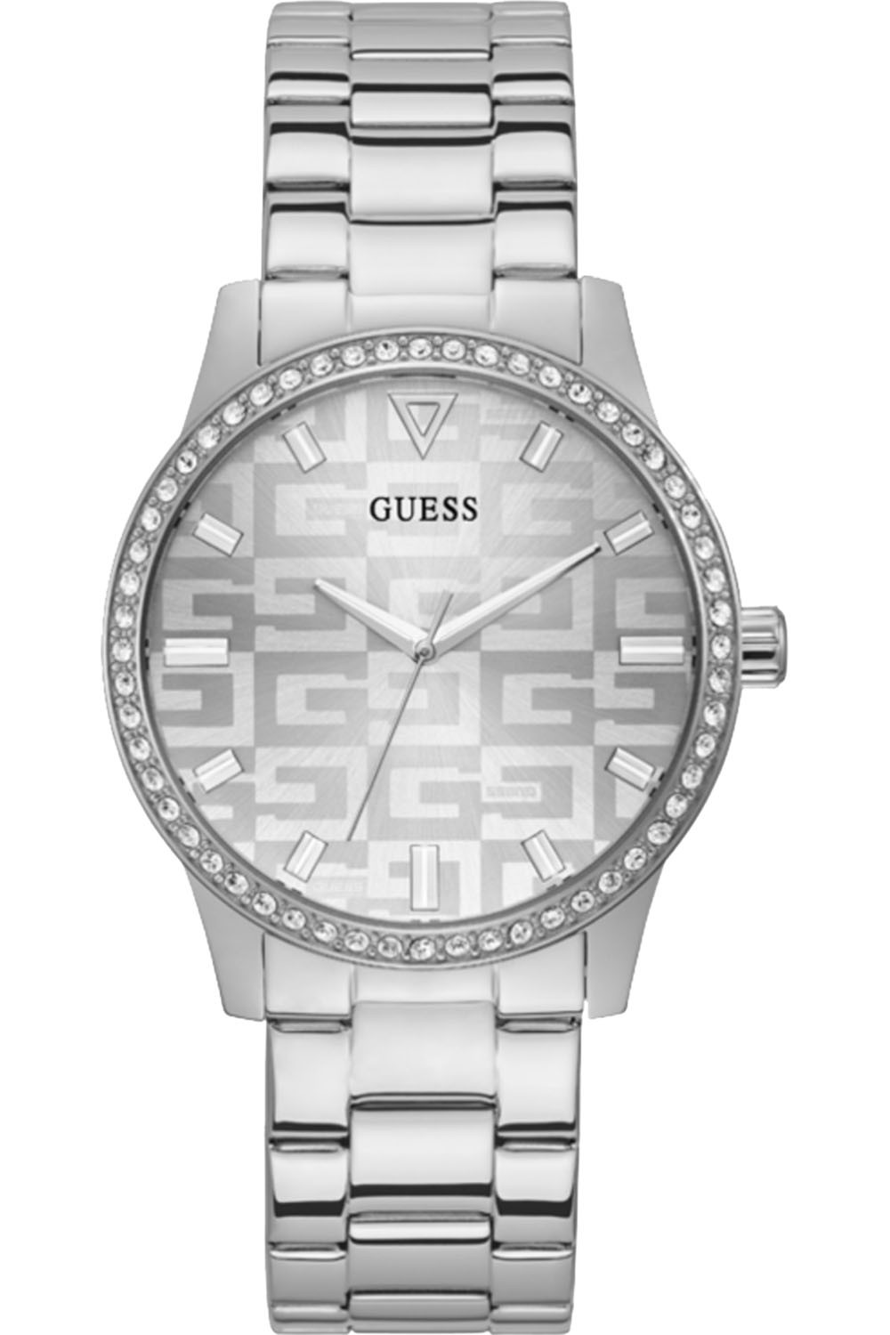 Amazon.com: GUESS Ladies Sport Glitter & Crystal 38mm Watch – Pink Glitz  Dial with Rose Gold-Tone Stainless Steel Case & Bracelet : GUESS Factory:  Clothing, Shoes & Jewelry