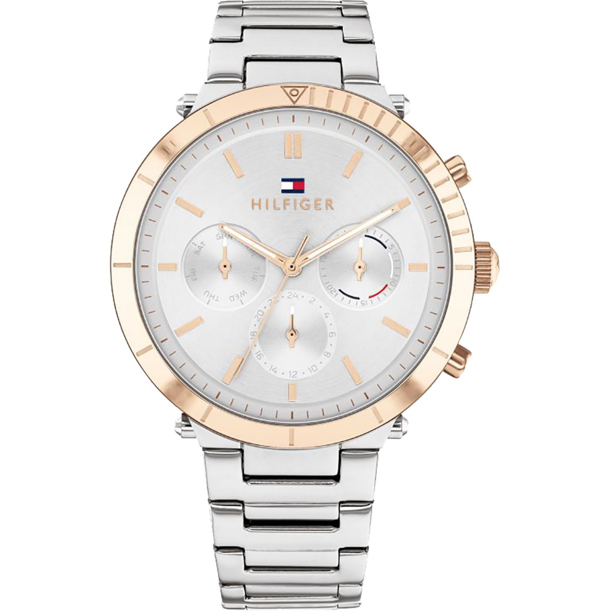 Tommy hilfiger watch on sale women's silver