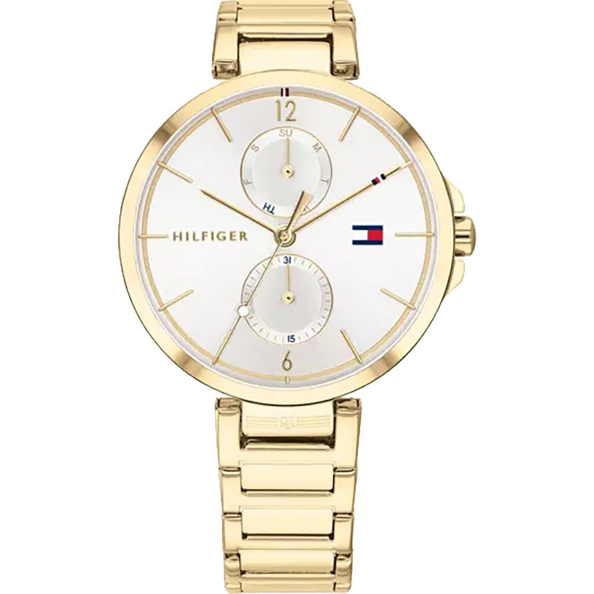 Tommy hilfiger watch clearance women's gold