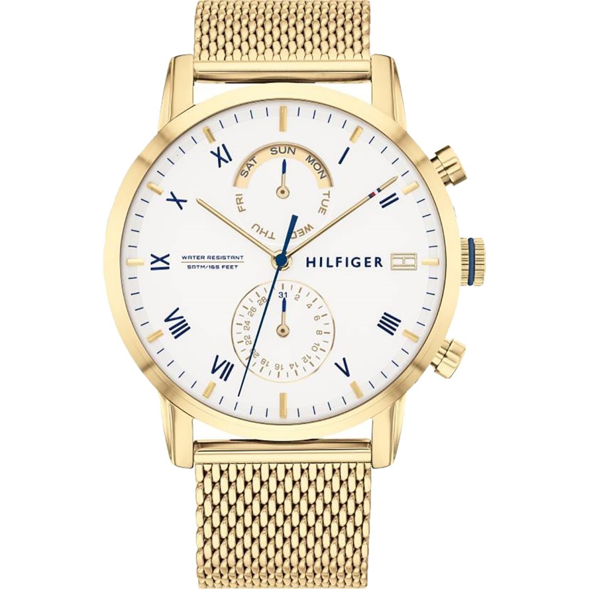 Tommy hilfiger watch mens on sale gold