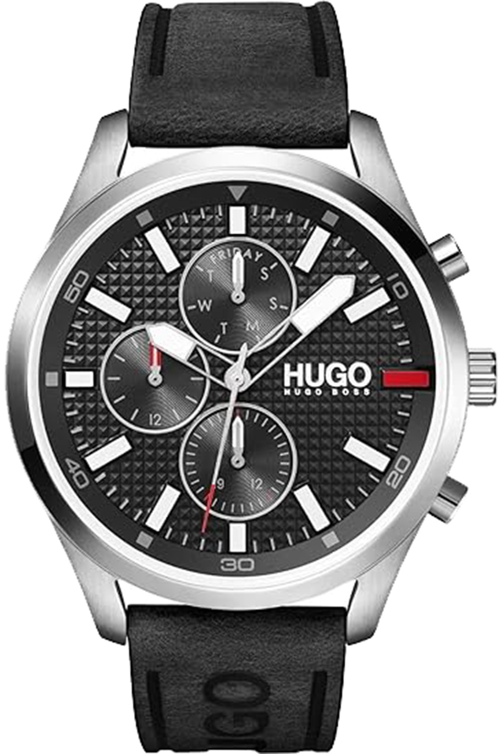 HUGO Men s Watch Hugo Boss Men s Watches CHASE 1530161 Leather