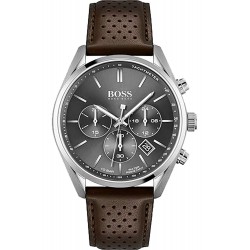 Hugo boss leather online watch