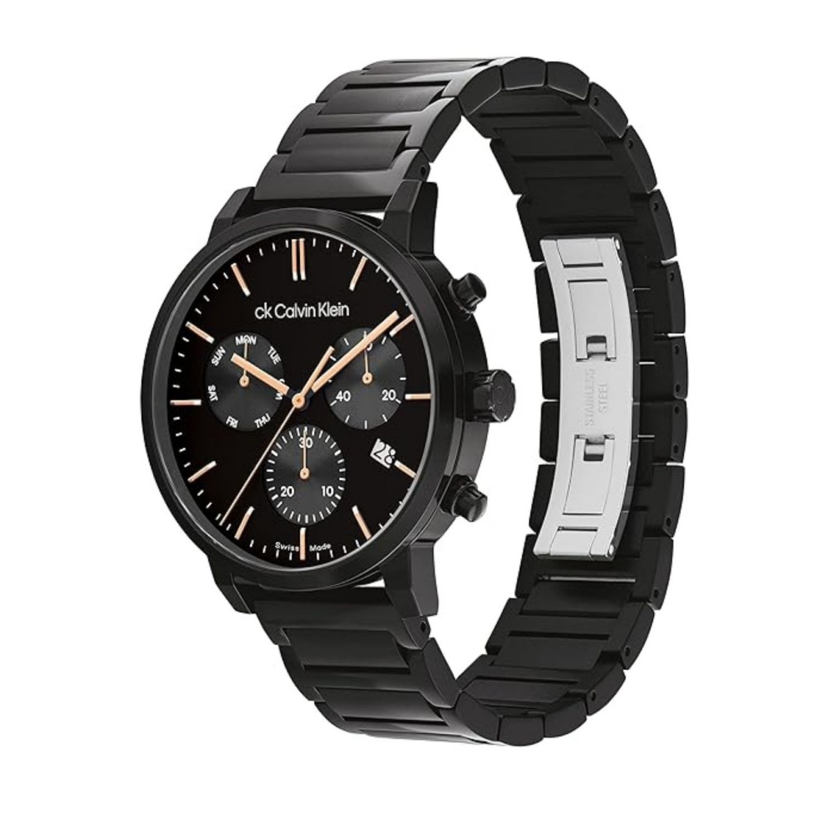 CALVIN KLEIN Men s Watch CK Swiss Made 25000026 Men Stainless steel 25000026 Comprar Watch CK Swiss Made 25000026 Men Stainless steel Barato Clicktime.eu Comprar online