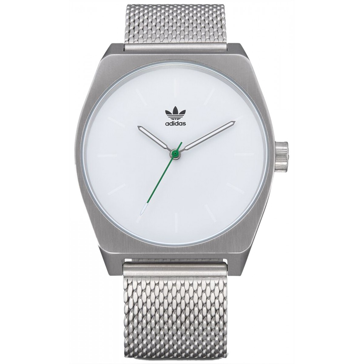 Adidas Originals Women s Watch Adidas Process M1 Wristwatch with Stainless Steel Strap and White Dial with Quartz Movement 139140 Z023244 00 Comprar Watch Adidas Process M1 Wristwatch with Stainless S...