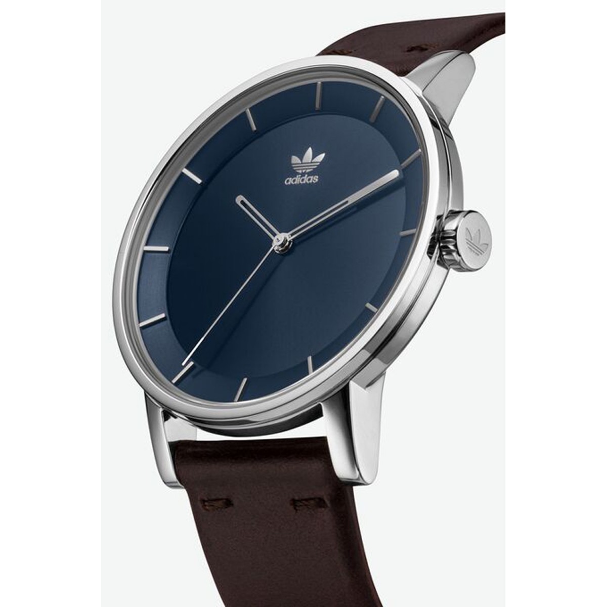 Adidas Originals Men s Watch Adidas District L1 Wristwatch with Genuine Leather Strap and Blue Sunray Dial with Quartz Movement 139128 Z082920 00 Comprar Watch Adidas District L1 Wristwatch with Genui...