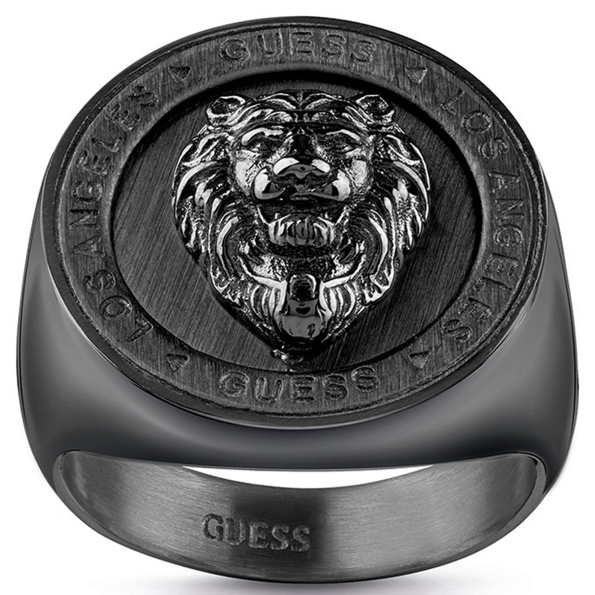 Guess mens outlet silver rings