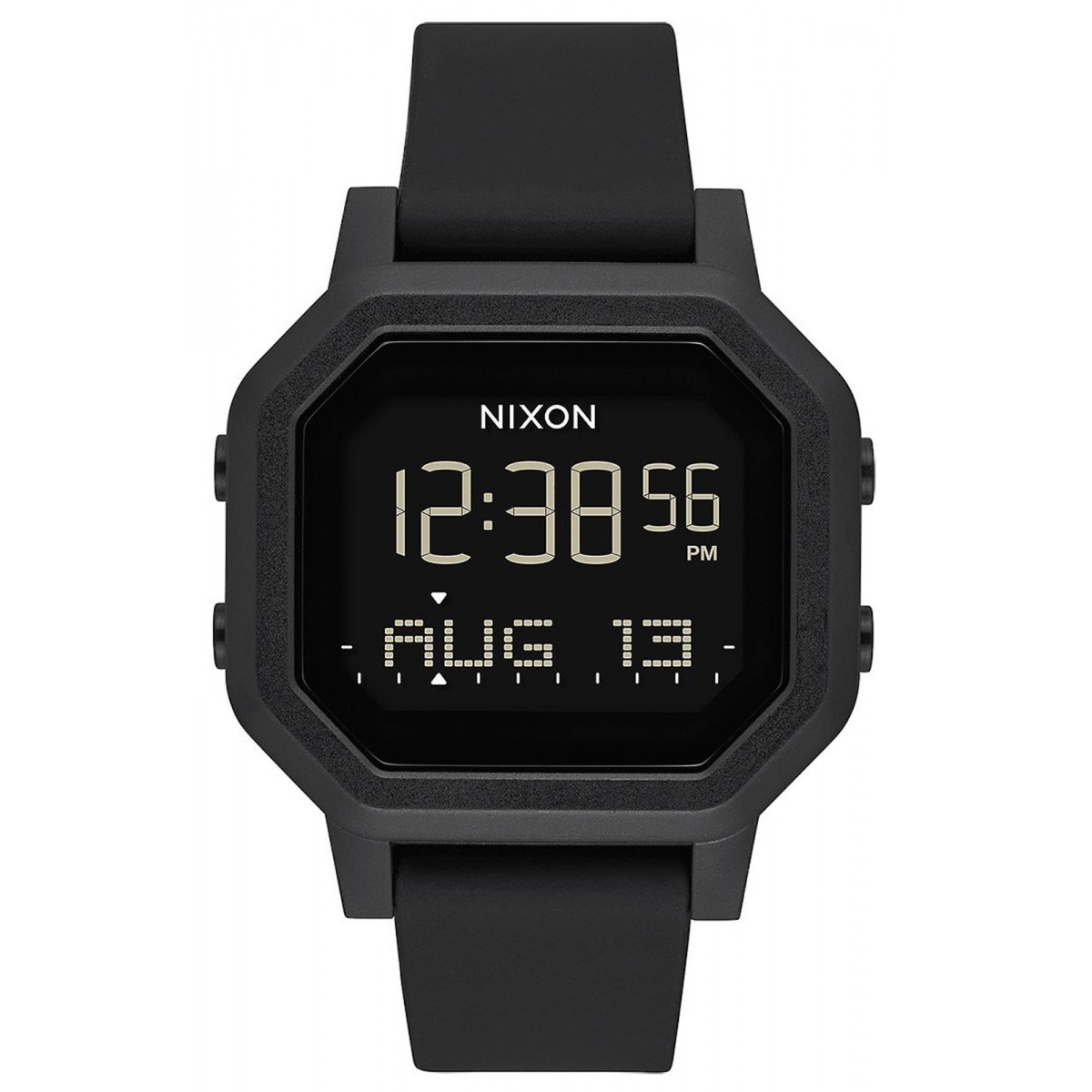 Nixon Women s Watch Nixon Siren ALL Black Digital Watch with a